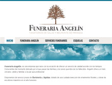 Tablet Screenshot of funerariaangelin.com